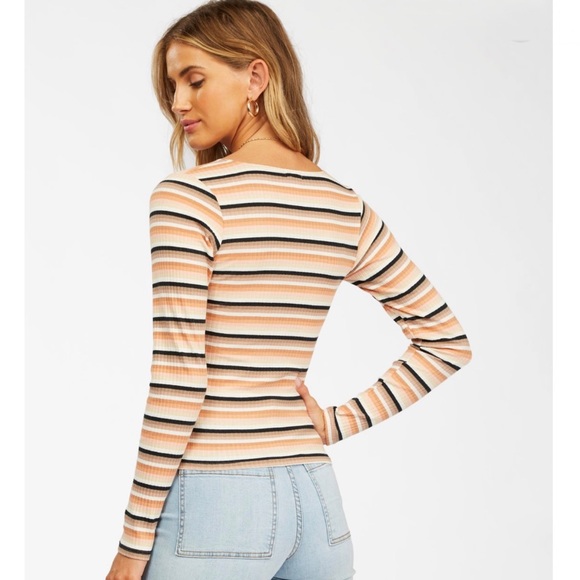 BILLABONG WOMEN’S TAKING TIME KNIT TOP / SIZE L - Picture 2 of 4